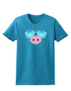 Kyu-T Face - Oinkz Cool Sunglasses Womens Dark T-Shirt-TooLoud-Turquoise-X-Small-Davson Sales