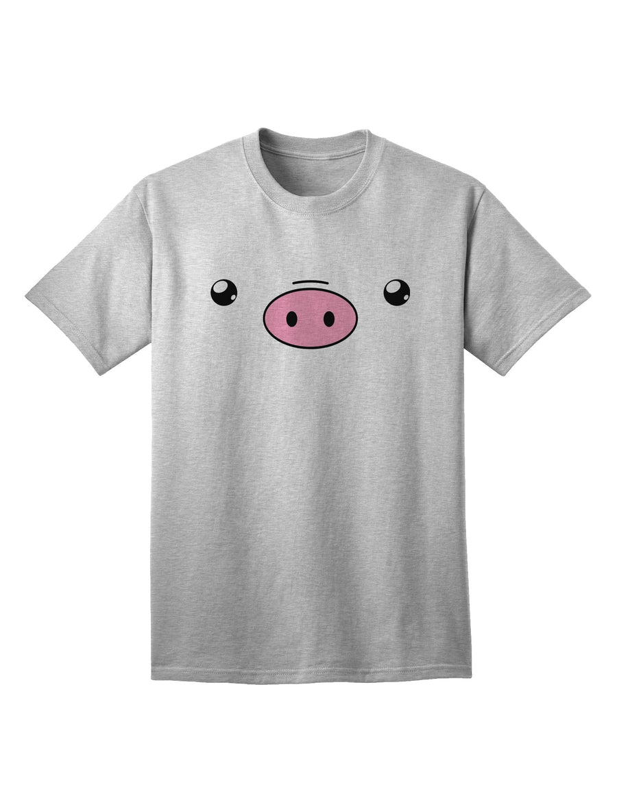 Kyu-T Face - Oinkz the Pig Adult T-Shirt: A Captivating Addition to Your Wardrobe-Mens T-shirts-TooLoud-White-Small-Davson Sales