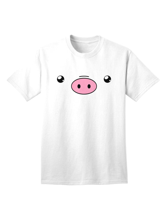 Kyu-T Face - Oinkz the Pig Adult T-Shirt: A Captivating Addition to Your Wardrobe-Mens T-shirts-TooLoud-White-Small-Davson Sales