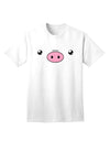Kyu-T Face - Oinkz the Pig Adult T-Shirt: A Captivating Addition to Your Wardrobe-Mens T-shirts-TooLoud-White-Small-Davson Sales
