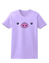 Kyu-T Face - Oinkz the Pig Womens T-Shirt-Womens T-Shirt-TooLoud-Lavender-X-Small-Davson Sales