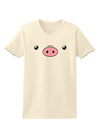 Kyu-T Face - Oinkz the Pig Womens T-Shirt-Womens T-Shirt-TooLoud-Natural-X-Small-Davson Sales