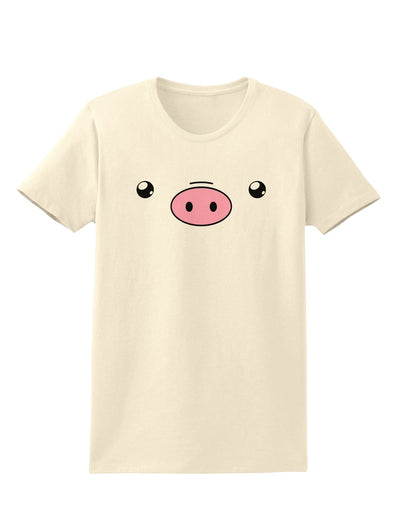 Kyu-T Face - Oinkz the Pig Womens T-Shirt-Womens T-Shirt-TooLoud-Natural-X-Small-Davson Sales