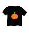 Kyu-T Face Pumpkin Infant T-Shirt Dark by TooLoud-Infant T-Shirt-TooLoud-Black-06-Months-Davson Sales