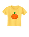 Kyu-T Face Pumpkin Toddler T-Shirt by TooLoud-Toddler T-Shirt-TooLoud-Yellow-2T-Davson Sales