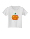 Kyu-T Face Pumpkin Toddler T-Shirt by TooLoud-Toddler T-Shirt-TooLoud-White-2T-Davson Sales