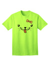 Kyu-T Face - Puppina Adorable Female Canine Adult T-Shirt-Mens T-shirts-TooLoud-Neon-Green-Small-Davson Sales