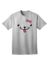 Kyu-T Face - Puppina Adorable Female Canine Adult T-Shirt-Mens T-shirts-TooLoud-AshGray-Small-Davson Sales