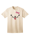 Kyu-T Face - Puppina Adorable Female Canine Adult T-Shirt-Mens T-shirts-TooLoud-Natural-Small-Davson Sales