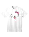 Kyu-T Face - Puppina Adorable Female Canine Adult T-Shirt-Mens T-shirts-TooLoud-White-Small-Davson Sales