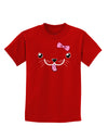 Kyu-T Face - Puppina Cute Girl Puppy Dog Childrens Dark T-Shirt-Childrens T-Shirt-TooLoud-Red-X-Small-Davson Sales