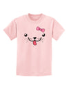 Kyu-T Face - Puppina Cute Girl Puppy Dog Childrens T-Shirt-Childrens T-Shirt-TooLoud-PalePink-X-Small-Davson Sales