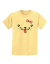 Kyu-T Face - Puppina Cute Girl Puppy Dog Childrens T-Shirt-Childrens T-Shirt-TooLoud-Daffodil-Yellow-X-Small-Davson Sales