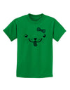 Kyu-T Face - Puppina Cute Girl Puppy Dog Childrens T-Shirt-Childrens T-Shirt-TooLoud-Kelly-Green-X-Small-Davson Sales