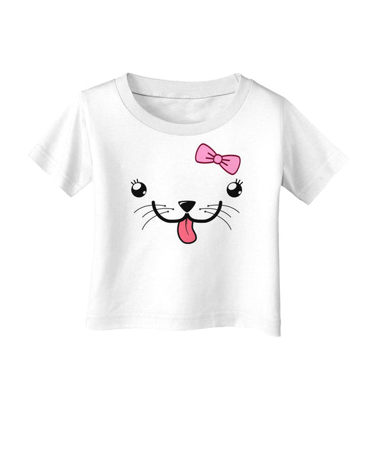 Kyu-T Face - Puppina Cute Girl Puppy Dog Infant T-Shirt-Infant T-Shirt-TooLoud-White-06-Months-Davson Sales