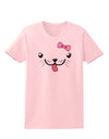 Kyu-T Face - Puppina Cute Girl Puppy Dog Womens T-Shirt-Womens T-Shirt-TooLoud-PalePink-X-Small-Davson Sales