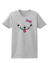 Kyu-T Face - Puppina Cute Girl Puppy Dog Womens T-Shirt-Womens T-Shirt-TooLoud-AshGray-X-Small-Davson Sales