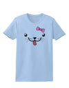 Kyu-T Face - Puppina Cute Girl Puppy Dog Womens T-Shirt-Womens T-Shirt-TooLoud-Light-Blue-X-Small-Davson Sales