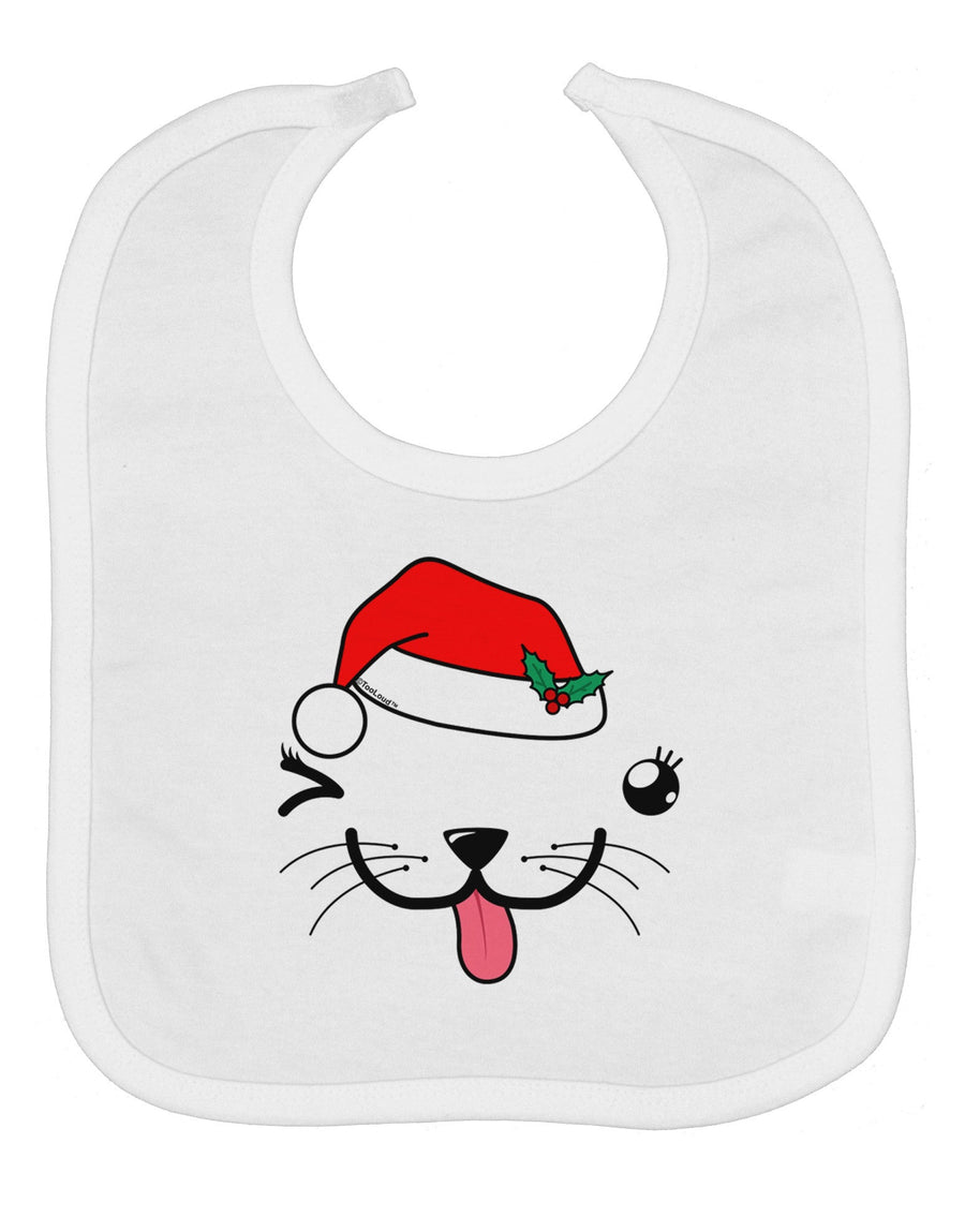 Kyu-T Face Puppina Santa Girl Dog Baby Bib