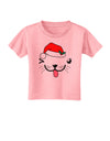 Kyu-T Face Puppina Santa Girl Dog Toddler T-Shirt-Toddler T-Shirt-TooLoud-Candy-Pink-2T-Davson Sales