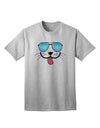 Kyu-T Face - Puppino Cool Sunglasses Adult T-Shirt: A Stylish Addition to Your Wardrobe-Mens T-shirts-TooLoud-AshGray-Small-Davson Sales