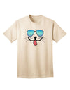 Kyu-T Face - Puppino Cool Sunglasses Adult T-Shirt: A Stylish Addition to Your Wardrobe-Mens T-shirts-TooLoud-Natural-Small-Davson Sales