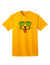 Kyu-T Face - Puppino Cool Sunglasses Adult T-Shirt: A Stylish Addition to Your Wardrobe-Mens T-shirts-TooLoud-Gold-Small-Davson Sales