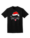 Kyu-T Face Puppino Santa Boy Dog Adult Dark T-Shirt-Mens T-Shirt-TooLoud-Black-Small-Davson Sales