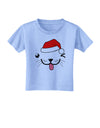 Kyu-T Face Puppino Santa Boy Dog Toddler T-Shirt-Toddler T-Shirt-TooLoud-Aquatic-Blue-2T-Davson Sales