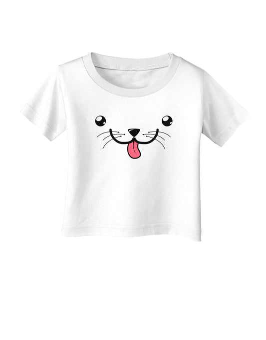 Kyu-T Face - Puppino the Puppy Dog Infant T-Shirt-Infant T-Shirt-TooLoud-White-06-Months-Davson Sales