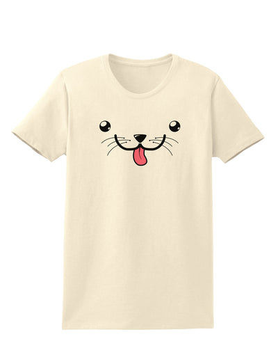 Kyu-T Face - Puppino the Puppy Dog Womens T-Shirt-Womens T-Shirt-TooLoud-Natural-X-Small-Davson Sales