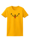 Kyu-T Face - Puppino the Puppy Dog Womens T-Shirt-Womens T-Shirt-TooLoud-Gold-X-Small-Davson Sales