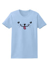 Kyu-T Face - Puppino the Puppy Dog Womens T-Shirt-Womens T-Shirt-TooLoud-Light-Blue-X-Small-Davson Sales