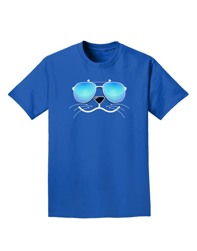 Kyu-T Face - Sealie Cool Sunglasses Adult Dark T-Shirt-Mens T-Shirt-TooLoud-Royal-Blue-Small-Davson Sales