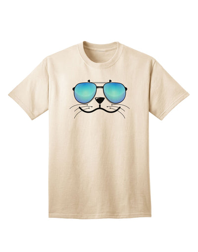 Kyu-T Face - Sealie Cool Sunglasses Adult T-Shirt: A Stylish Addition to Your Wardrobe-Mens T-shirts-TooLoud-Natural-Small-Davson Sales