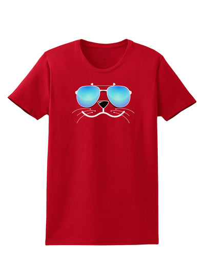 Kyu-T Face - Sealie Cool Sunglasses Womens Dark T-Shirt-TooLoud-Red-X-Small-Davson Sales