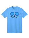Kyu-T Face - Snaggle Cool Sunglasses Adult T-Shirt: A Stylish Addition to Your Wardrobe-Mens T-shirts-TooLoud-Aquatic-Blue-Small-Davson Sales