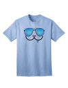 Kyu-T Face - Snaggle Cool Sunglasses Adult T-Shirt: A Stylish Addition to Your Wardrobe-Mens T-shirts-TooLoud-Light-Blue-Small-Davson Sales