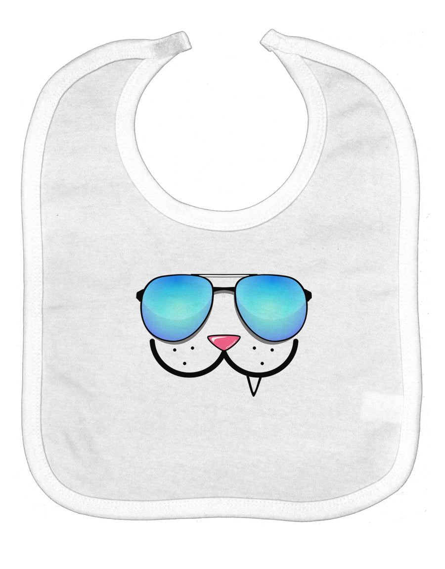 Kyu-T Face - Snaggle Cool Sunglasses Baby Bib