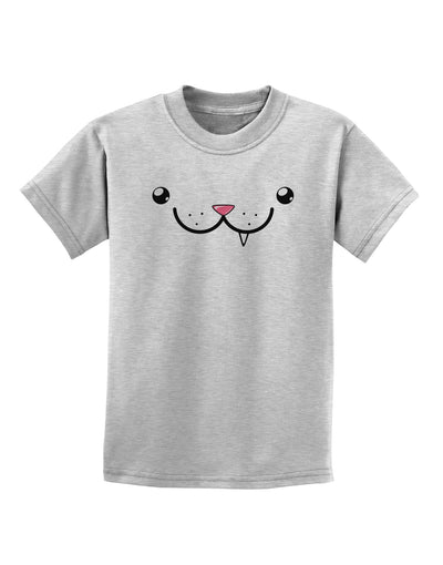 Kyu-T Face - Snaggle the critter Childrens T-Shirt-Childrens T-Shirt-TooLoud-AshGray-X-Small-Davson Sales