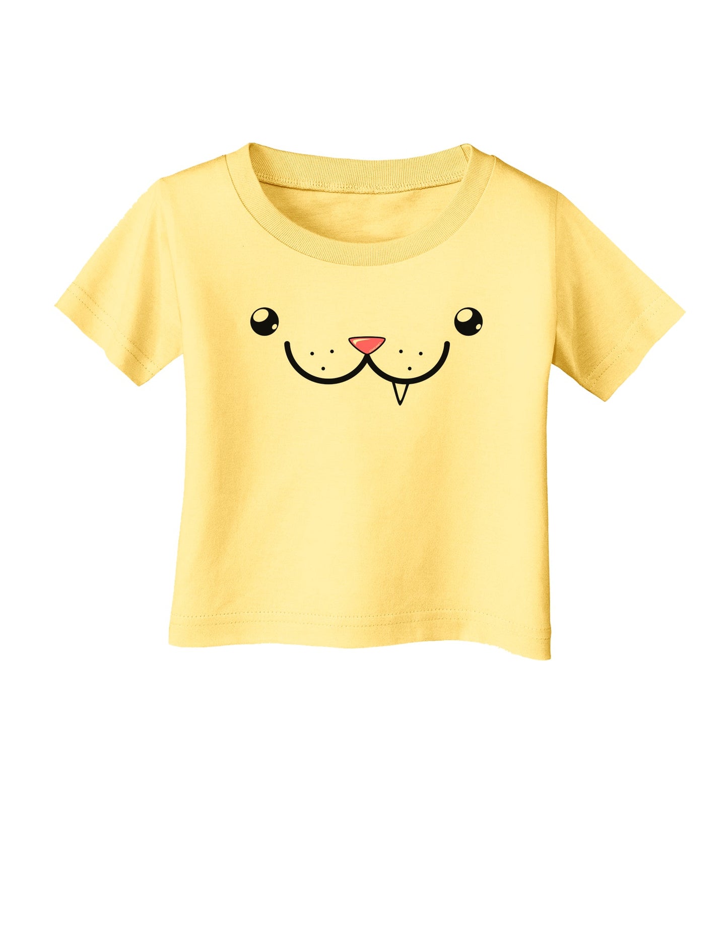 Kyu-T Face - Snaggle the critter Infant T-Shirt-Infant T-Shirt-TooLoud-Daffodil-Yellow-06-Months-Davson Sales