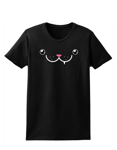 Kyu-T Face - Snaggle the critter Womens Dark T-Shirt-TooLoud-Black-X-Small-Davson Sales