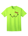 Kyu-T Face - Snagglette Adorable Female Critter Adult T-Shirt-Mens T-shirts-TooLoud-Neon-Green-Small-Davson Sales