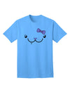 Kyu-T Face - Snagglette Adorable Female Critter Adult T-Shirt-Mens T-shirts-TooLoud-Aquatic-Blue-Small-Davson Sales