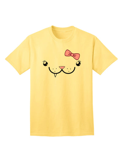 Kyu-T Face - Snagglette Adorable Female Critter Adult T-Shirt-Mens T-shirts-TooLoud-Yellow-Small-Davson Sales