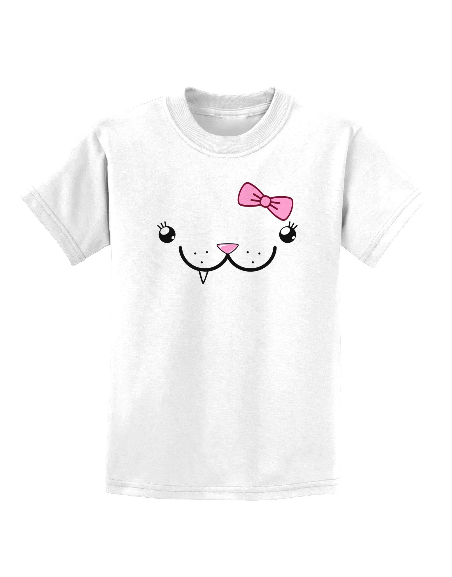 Kyu-T Face - Snagglette Cute Girl Critter Childrens T-Shirt-Childrens T-Shirt-TooLoud-White-X-Small-Davson Sales