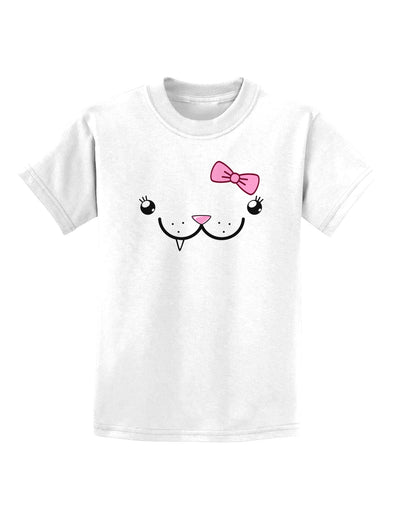 Kyu-T Face - Snagglette Cute Girl Critter Childrens T-Shirt-Childrens T-Shirt-TooLoud-White-X-Small-Davson Sales