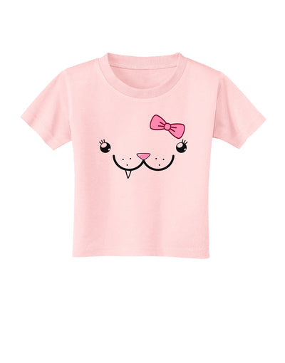Kyu-T Face - Snagglette Cute Girl Critter Toddler T-Shirt-Toddler T-Shirt-TooLoud-Light-Pink-2T-Davson Sales