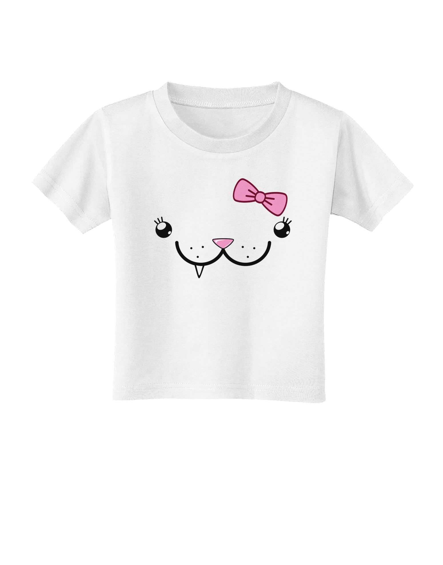 Kyu-T Face - Snagglette Cute Girl Critter Toddler T-Shirt-Toddler T-Shirt-TooLoud-White-2T-Davson Sales