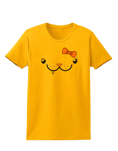 Kyu-T Face - Snagglette Cute Girl Critter Womens T-Shirt-Womens T-Shirt-TooLoud-Gold-X-Small-Davson Sales